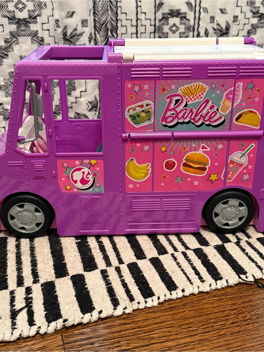 Barbie Purple and Pink Food Truck Playset